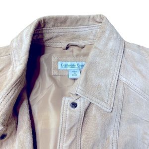 Sude Leather Jacket Trendy